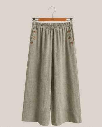 Pantalon Peter bleu, rose & kaki clair