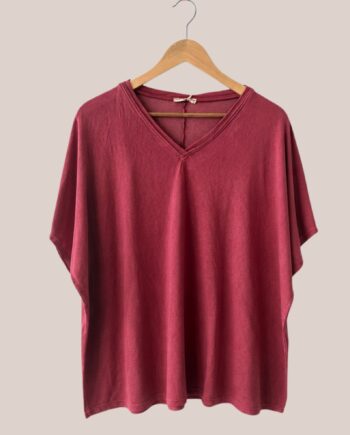 Tee shirt coton oversize senior paquita