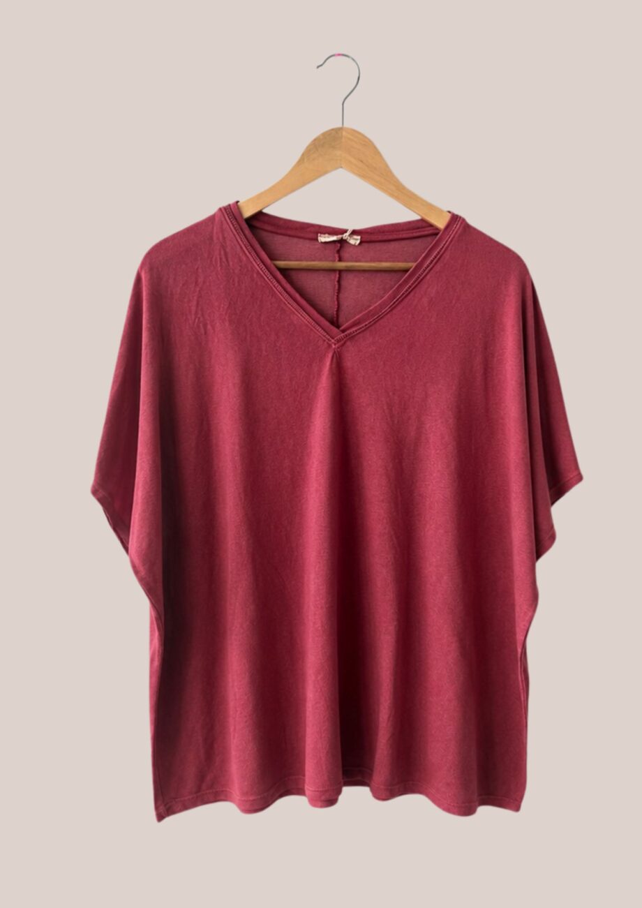 Tee shirt coton oversize senior paquita