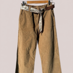 pantalon patrice en velours camel femme senior